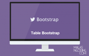 Membuat table dengan bootstrap