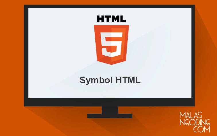 belajar html Membuat symbol pada html