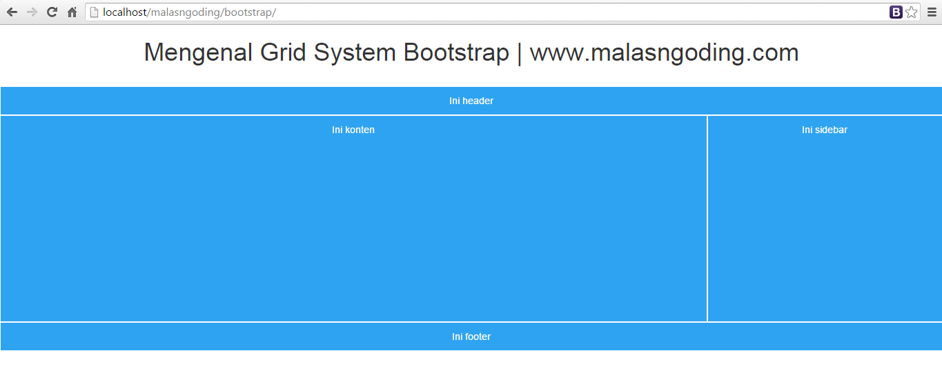 contoh grid system bootstrap