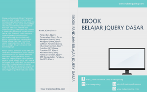 ebook panduan belajar jquery dasar