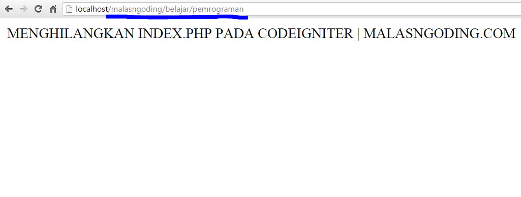 menghilangkan index.php pada codeigniter
