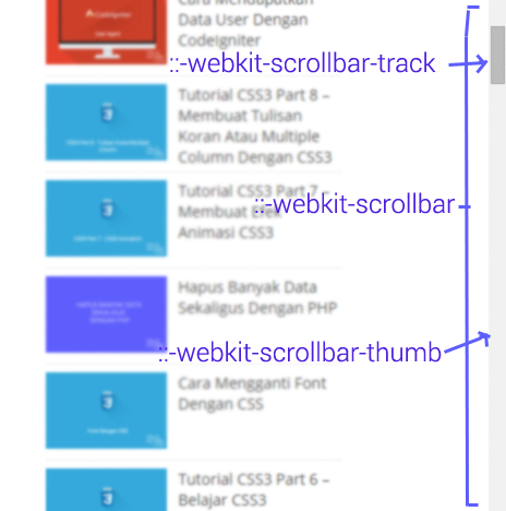 Cara Design Tampilan Scrollbar Dengan CSS3