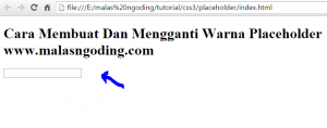 cara membuat dan menggunakan placeholder