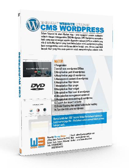 Tutorial Wordpress Membuat Website Profesional Dengan CMS Wordpress