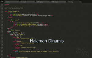 Membuat Halaman Web Dinamis Dengan PHP