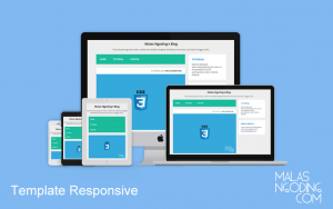 Membuat Template Web Responsive Dengan HTML dan CSS