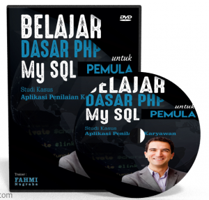 DVD Tutorial Pemograman Belajar Dasar PHP & MySql Untuk Pemula