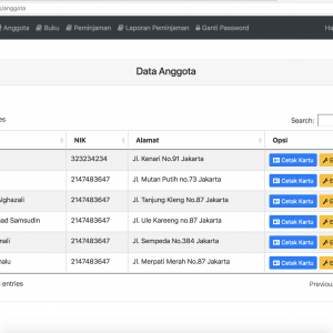 Program Sistem Informasi Perpustakaan Php Code