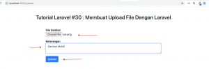 membuat upload file dengan laravel