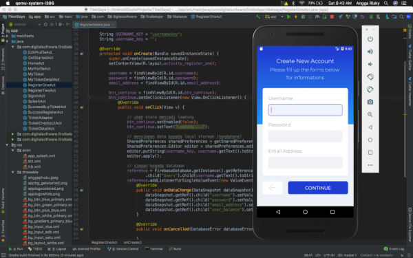 Membuat Aplikasi Mobile Pemesanan Tiket Dengan Android