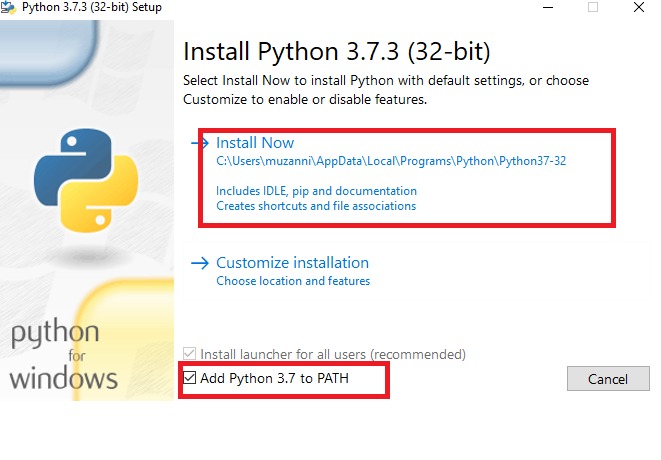 Instalasi Python di Windows