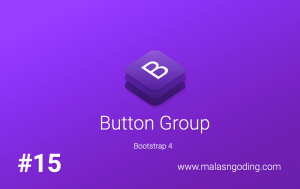 button group bootstrap 4