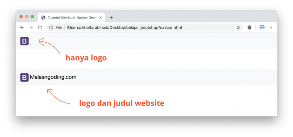Tutorial Bootstrap 4 #27 : Navbar Bootstrap 4 - Malas Ngoding