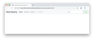 Tutorial Bootstrap 4 #27 : Navbar Bootstrap 4 - Malas Ngoding