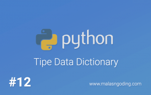 tipe data dictionary python
