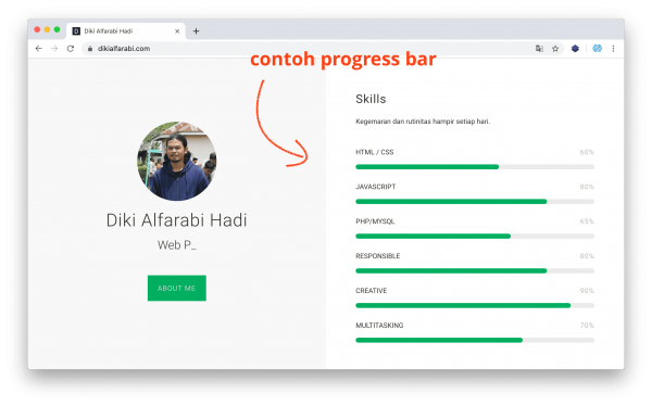 Tutorial Bootstrap 4 #30 : Progress Bar Bootstrap 4 - Malas Ngoding