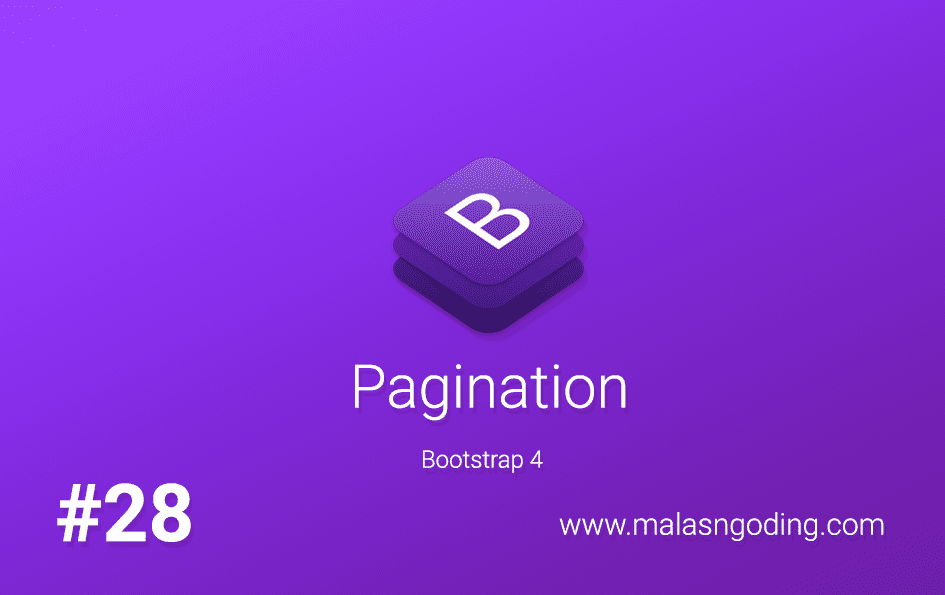 membuat pagination bootstrap 4