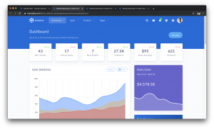 template dashboard admin free