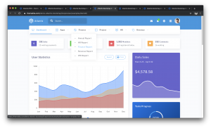 template dashboard admin lengkap