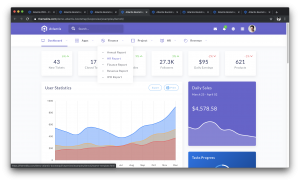 template dashboard admin premium