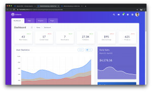 template dashboard admin terlengkap 2019