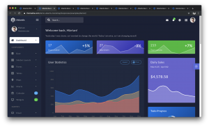template dashboard atlantis 2