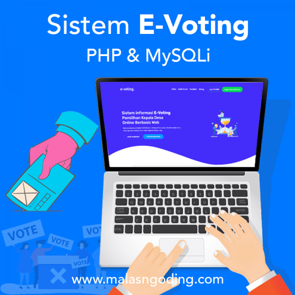 Source Code E-Voting Berbasis Web Menggunakan PHP dan MySQLi