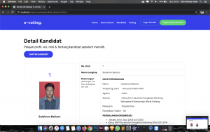 kandidat pemilihan e-voting