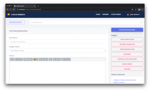 menulis diskusi baru forum