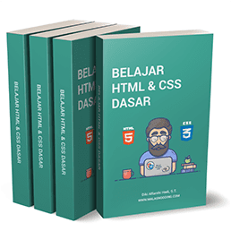 Download ebook belajar HTML & CSS dasar untuk pemula gratis