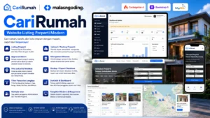 aplikasi website listing properti dengan codeigniter 4